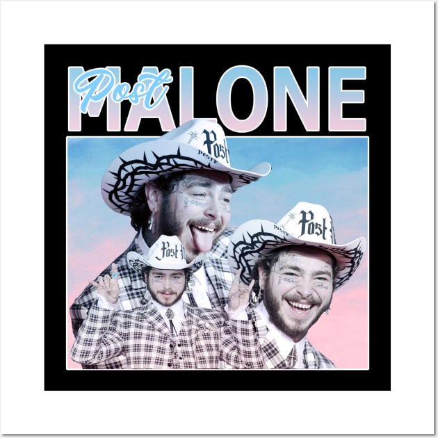 Post Malone // 80s Aesthetic Pastel Style // Wall Art by BlackAlife